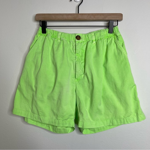 Chubbies The Def Leps Bright Neon Green 5” Shorts Size L - Picture 3 of 15